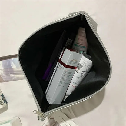 Durable Spacious Waterproof Scratch-Resistant PU Makeup Bag