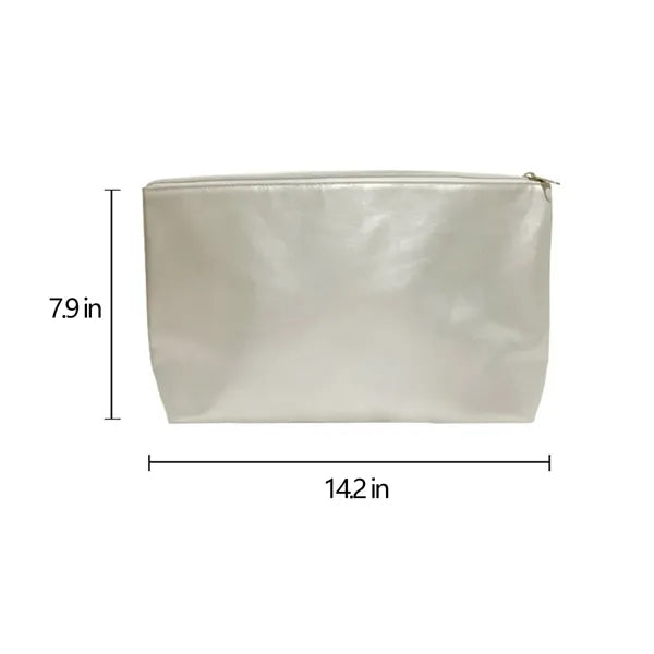 Durable Spacious Waterproof Scratch-Resistant PU Makeup Bag