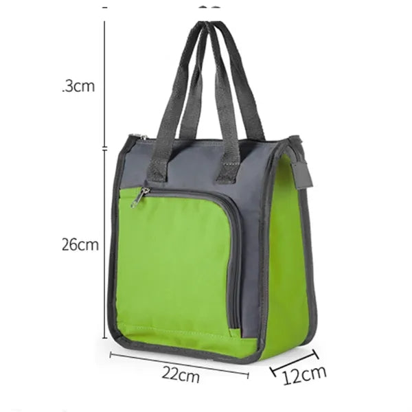 Portable Oxford Cloth Insulated Lunch Bag