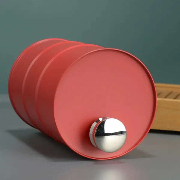 25oz Leakproof Rustproof Stainless Steel Barrel-Shaped Flask