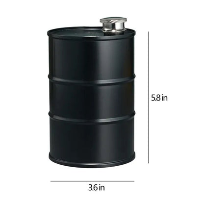 25oz Leakproof Rustproof Stainless Steel Barrel-Shaped Flask