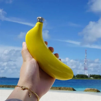 5oz Durable Leakproof Stainless Steel Banana-Shaped Flask