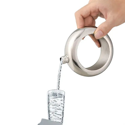 Leakproof Portable Stainless Steel Polished Bracelet Flask