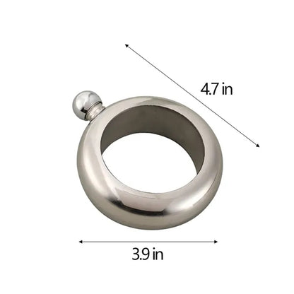 Leakproof Portable Stainless Steel Polished Bracelet Flask