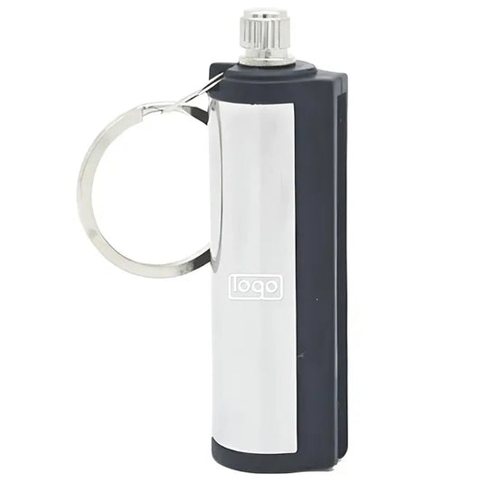 Metal Matches Lighter W/ Key Ring
