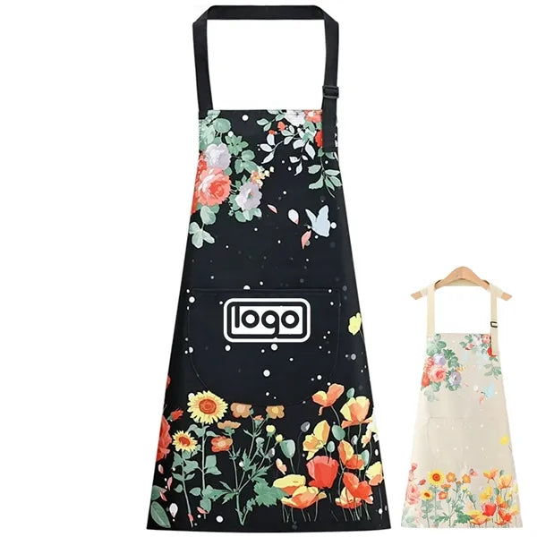 Floral Waterproof Apron