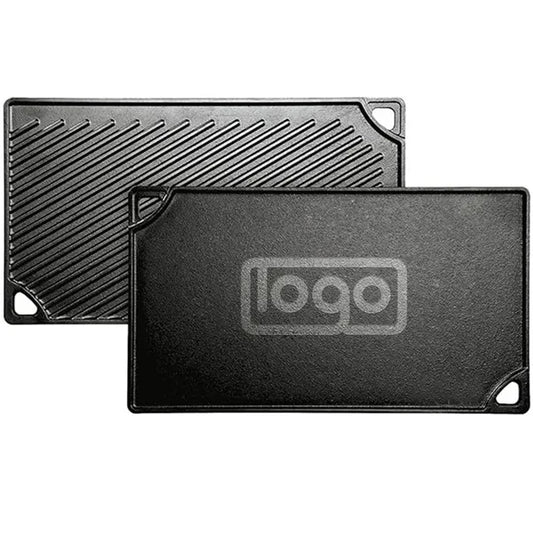 16.7x9.5 IN Cast Iron Rectangular Reversible Grill/Griddle