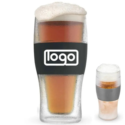 16 OZ Silicone Ring Double Walled Insulated Glass