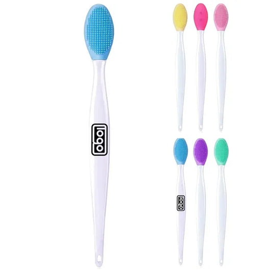 Rubber Double-sided Facial Cleaning Nose Lips Brush