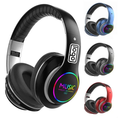 Over-ear Bluetooth headphones