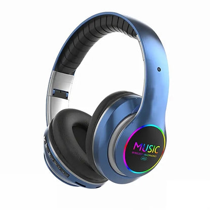 Over-ear Bluetooth headphones