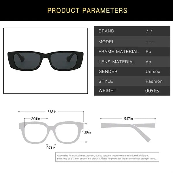 Vintage Lightweight UV Protection Anti-Glare Sunglasses