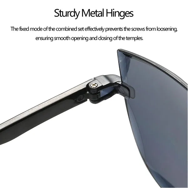 Durable Lightweight Classic Frame Glare Reduction Sunglasses