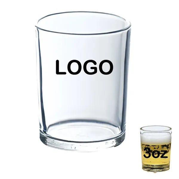 Whiskey Shot Lusterware Glass