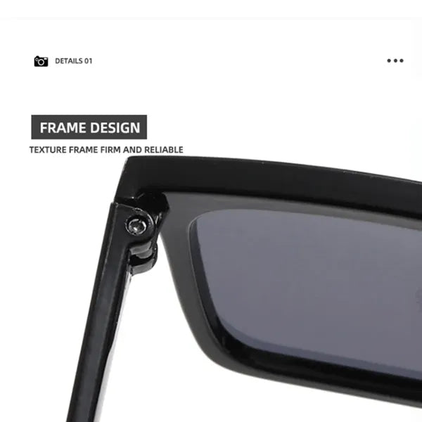 Durable Classic Polarized UV Protection Square Sunglasses