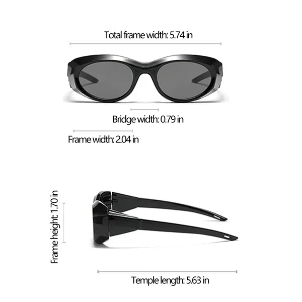 Comfort Fit Skin-Friendly Frame Anti-Fingerprint Sunglasses