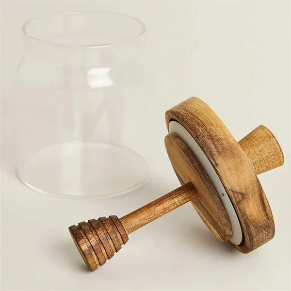 Sealed storage jar with honey sticks
