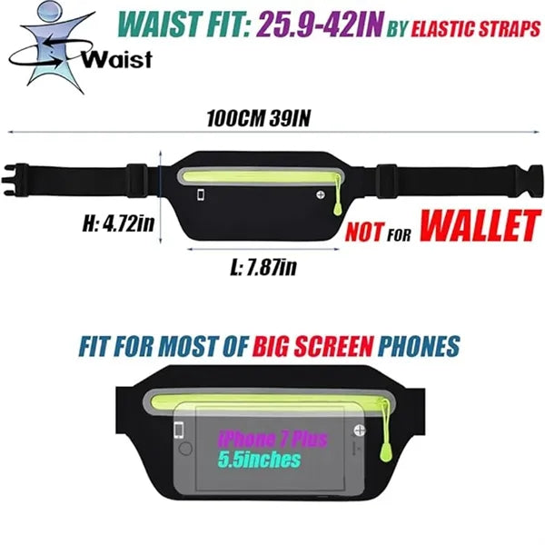 Ultra Light Bounce-Free Running Belt for Phones