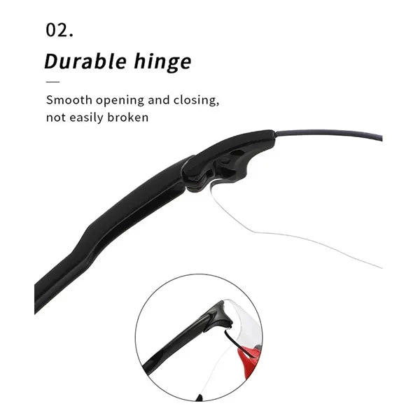 Windproof Anti-Fog UV Protection Polarized Wrap Sunglasses