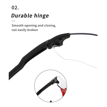Windproof Anti-Fog UV Protection Polarized Wrap Sunglasses