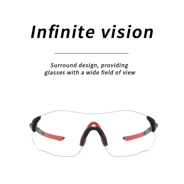 Windproof Anti-Fog UV Protection Polarized Wrap Sunglasses