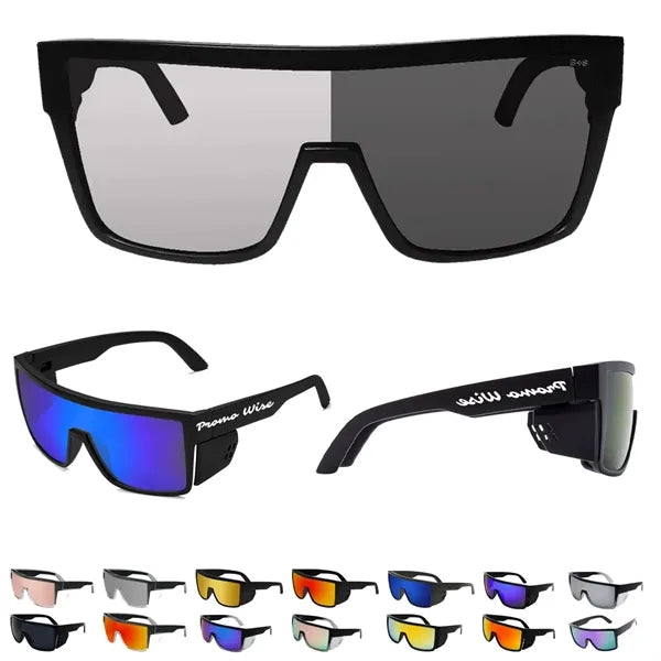 Lightweight Removable Shield Anti-Slip Fit Safety Sunglasses