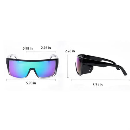 Lightweight Removable Shield Anti-Slip Fit Safety Sunglasses