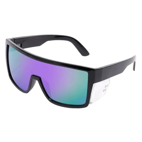 Lightweight Removable Shield Anti-Slip Fit Safety Sunglasses