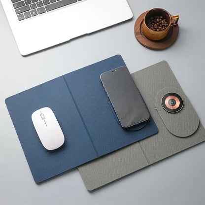 15W Wireless Phone Fast Charger Dual-Purpose Mouse Pad
