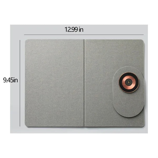 15W Wireless Phone Fast Charger Dual-Purpose Mouse Pad
