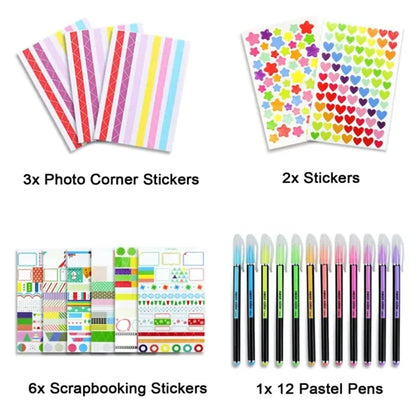 DIY Scrapbook Album Kit with Accessories