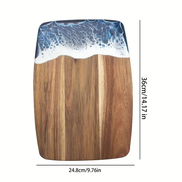 Wave resin cutting board