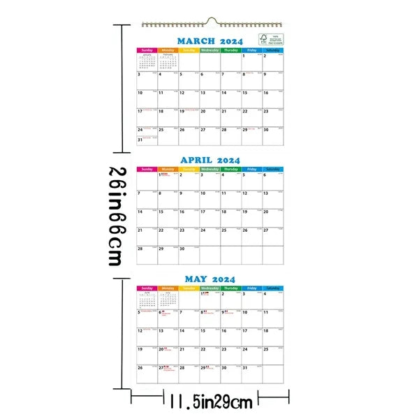 3-Month Planner (12-Sheet)