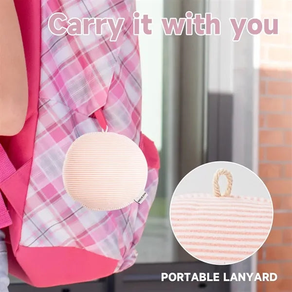 2-in-1 Foldable Breathable Travel Neck Pillow with Eye Mask