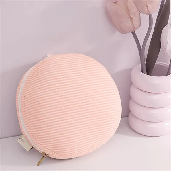 2-in-1 Foldable Breathable Travel Neck Pillow with Eye Mask
