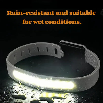 Rechargeable 3-Level Running Wristband Flashlight