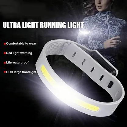Rechargeable 3-Level Running Wristband Flashlight