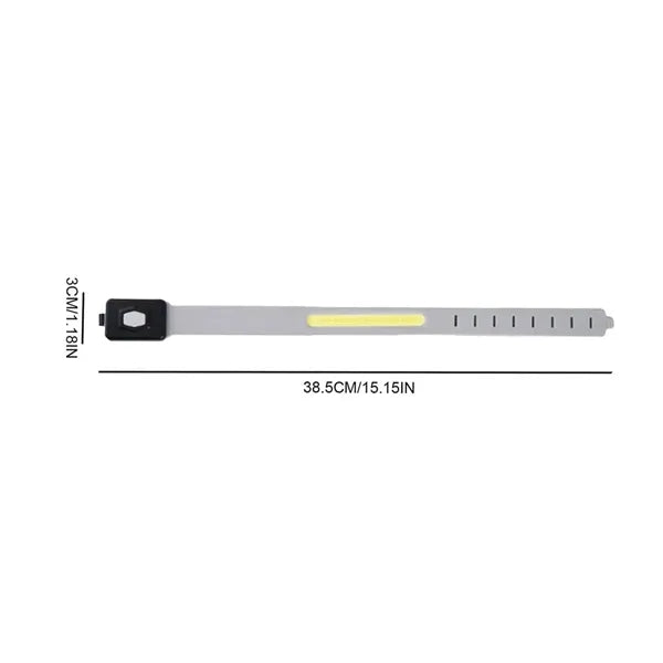 Rechargeable 3-Level Running Wristband Flashlight