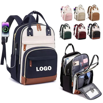 USB Charging Port 15.6" Laptop Backpack