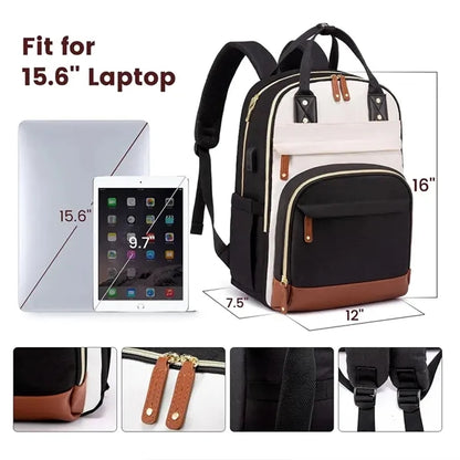 USB Charging Port 15.6" Laptop Backpack