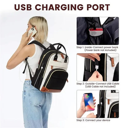 USB Charging Port 15.6" Laptop Backpack