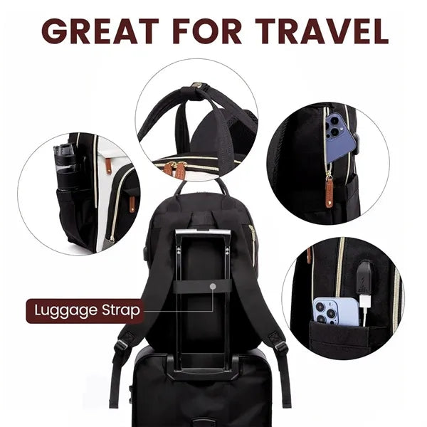USB Charging Port 15.6" Laptop Backpack