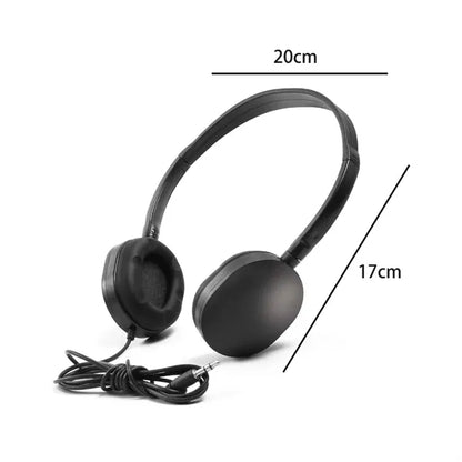 Colorful On-Ear Wired Headphones with 3.5mm Jack