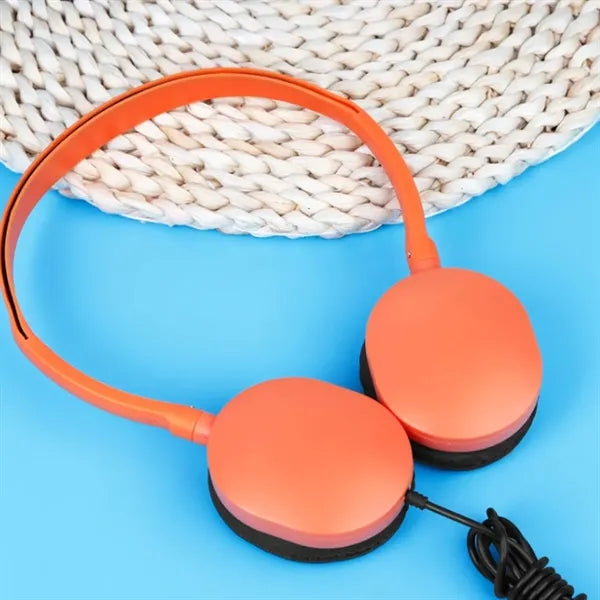 Colorful On-Ear Wired Headphones with 3.5mm Jack