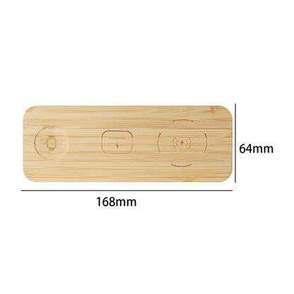 Natural Bamboo Wireless Charging Pad