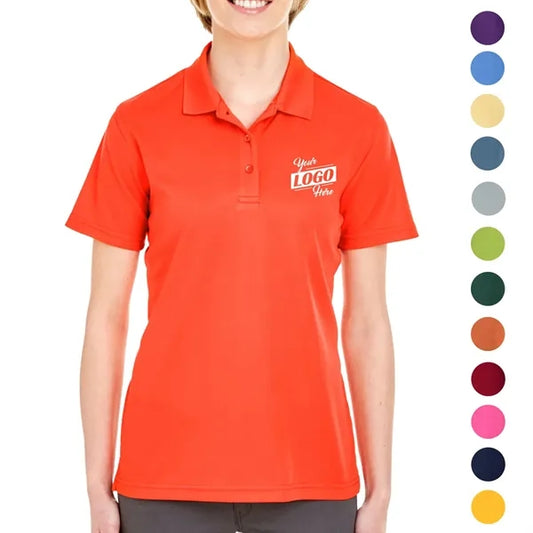 UltraClub 4.4 oz. 100% Polyester Mesh Pique Ladies' Polo