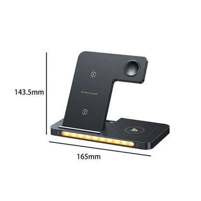 3-in-1 Wireless Charging Station with Ambient Light