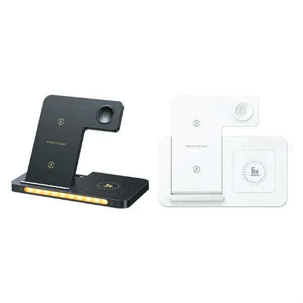 3-in-1 Wireless Charging Station with Ambient Light