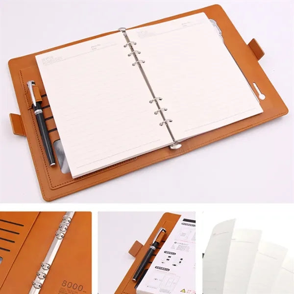 Executive Binder with Notebook and Pen Holder