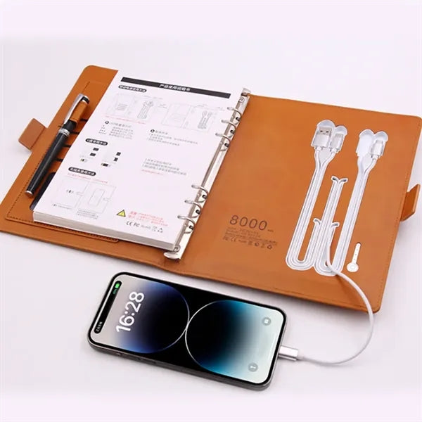 Executive Binder with Notebook and Pen Holder
